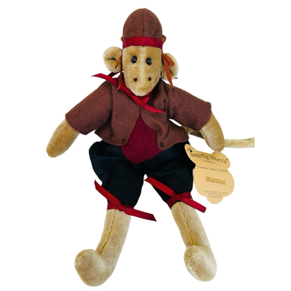 Bearly There Linda Spiegel Munbee MONKEY 1985 Edition 11" Vintage